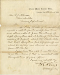 Letter, M. C. Meigs to R. J. Atkinson with Atkinson's Response, March 12, 1863