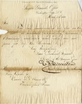 Letter, E. S. Dunsten to Peleg Clarke Jr., May 23, 1863