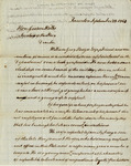 Letter, Marcus Morton to Gideon Welles, September 28, 1863