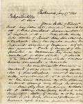 Letter, John M. Herndon to Peleg Clarke Jr., January 27, 1868