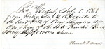 Receipt for Shares Purchased, Hannah T. Brown, July 8, 1868 by Hannah T. Brown