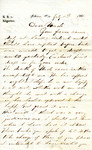 Letter, Oliver Davis to Peleg Clarke Jr., July 10, 1868