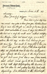 Letter, Peleg Clarke Jr. to Francis Clarke Briggs, June 11, 1893