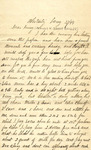 Letter, Peleg Clarke Jr. to Francis Clarke Briggs, January 27, 1894