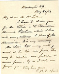 Letter,  Richard L. Hoxie to Hugh McLellan,  May 30, 1914