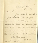 Letter, Richard L. Hoxie to Hugh McLellan, November 1, 1914