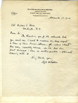 Letter, Hugh McLellan to Richard L. Hoxie, November 13, 1914