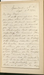 Letter, John G. Nicolay to Major Benjamin Perley Poore, September 5, 1874 by John Nicolay