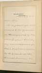 Letter, Robert Todd Lincoln to L. P. Hubbard, December 15, 1884 by Robert Todd Lincoln