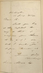 Letter, Caleb Cushing to James Moss, January 10, 1854 by Caleb Cushing