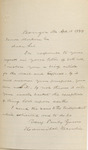Letter, Hannibal Hamlin to Isaac Morken, April 10, 1889