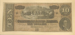 Ten-dollar Bill from the Confederate States of America, February 17, 1864