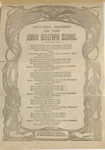 John Brown Song (John Brown's Body), Lyric Sheet