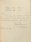 Letter, William Cullen Bryant to O. A. Nesmith,  September 3, 1868