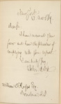 Letter, Major General John A. Dix to William O. Rogers, November 13, 1869