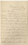 Letter, Fitz John Porter to John L. Roper, March 27, 1899