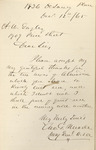 Letter, George G. Meade to A. M. Gayley, December 12, 1865
