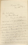 Letter, General John A. Logan to General William E. Strong, January 28, 1879