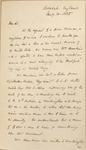 Letter, John Bright to Gideon Welles, January 30, 1865