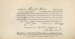 Soldier's Discharge from the Black Hawk War, Signed by Abraham Lincoln, September 21, 1832