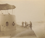 Photograph, Union Naval Officers on Deck of USS Monitor
