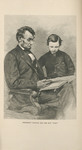 Illustration, Abraham Lincoln and His Son, Thomas "Tad" Lincoln