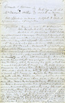 Document, Transcripts of Testimonies at Trial,  Correll et al. v. McDaniel et al., ca. 1855