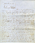 Document, Action of Assumpsit, John J. Monaghan vs. J. J. Laws & William G. Vandike, March 23, 1858