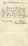 Letter, Abraham Lincoln and Edwin Stanton, May 23, 1862