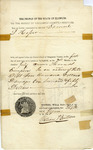 Document, Summons for Samuel L. Hoper in Sangamon County Illinois, June 24, 1840