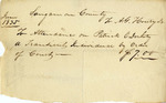Court Order, A. G. Henry, June 1835