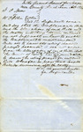 Document, J. P. Spear v. W. F. Elkin and Others, March 1852