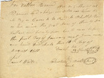 Promissory Note, Daniel Johnston and Christopher Bush to Phillip Reid, August 10, 1810 by Daniel Johnston