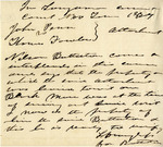 Attachment document, Nelson Butterton Statement, John Penn vs. Thomas Fowler, November 1827
