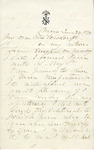 Letter, Francie W. Arnold to Mary Hewan Schovlcraft[?], June 24, 1874