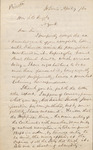 Letter, E. W. Bates to S. B. Ruggles, April 9, 1860