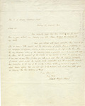 Letter, Charles Francis Adams to E. L. Keyes, August 27, 1849