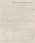 Letter, Henry Bartlett to His Wife and Etta, October 14, 1864