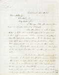 Letter, Salmon P. Chase to Thomas Bolton, October 14, 1848