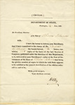 Letter, Henry Clay to the Governor of Rhode Island, June 14, 1828 by Henry Clay
