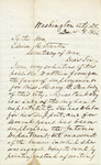 Letter, David Davis to Edwin Stanton, December 8, 1866 by David Davis