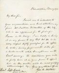 Letter, George A. McCall to Jefferson Davis, February 14, 1855; Letter, Jefferson Davis to James C. Dobbin, February 19, 1855