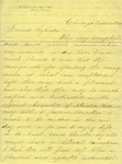 Letter, James Eber to Sylvester Garrett, September 21, 1860
