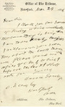 Letter, Horace Greely to O. J. Case, November 29, 1864 by Horace Greely