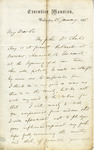 Letter, John Hay to A. C. Harding, January 26, 1865 by John Hay