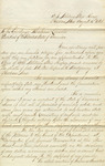 Letter, William G. Hodges to Abraham Lincoln, August 15, 1864 by William G. Hodges