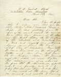 Letter, Austin Howard to Henry Davis, March 18, 1863