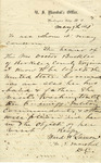 Letter, Ward H. Lamon to Unknown, May 9, 1863