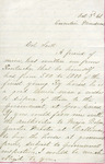 Letter, Mary Todd Lincoln to Thomas A. Scott, October 3, 1861 by Mary Todd Lincoln