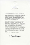 Letter, Ronald Reagan to Lincoln Day Dinner Participants, February 4, 1988
